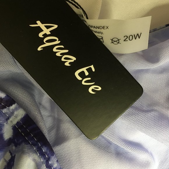 AQUA EVE "Tie Dye" Tummy Control One Piece Bathing Suit  NEW WITH TAGS! - Picture 13 of 13